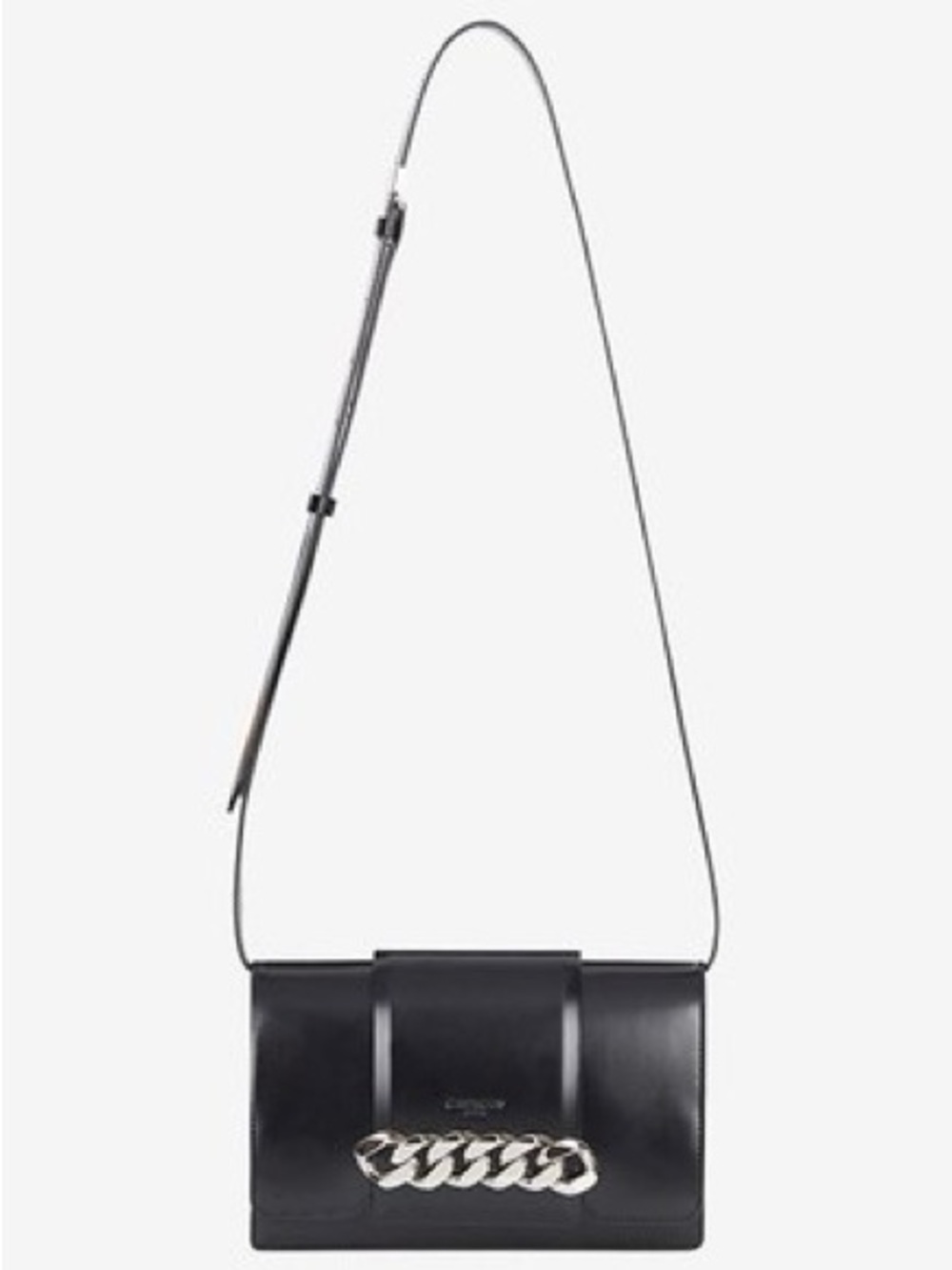 GIVENCHY Calfskin Infinity Flap in Black